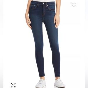 Rag and Bone High Rise Ankle Skinny